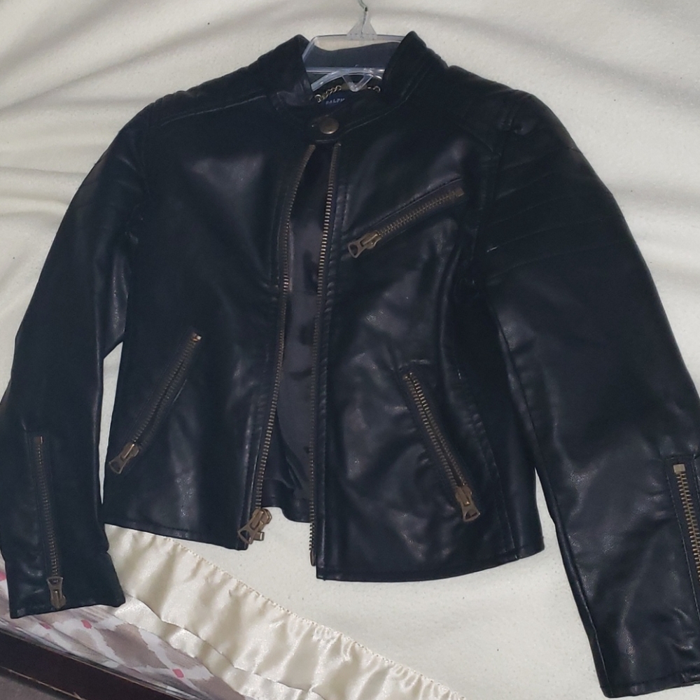 Kids leather jacket